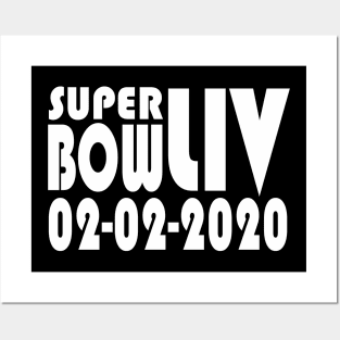Super Bowl LIV 2020 Logo Series Sport Posters and Art